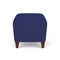 Lesro Siena Lounge Reception 1 Seat Bench, Walnut, OH Cobalt Upholstery SN1001 - alternate 3